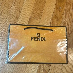 Fendi Orange Shopping Bag